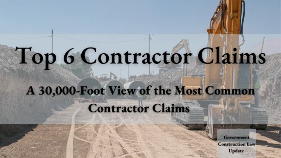 Top 6 Contractor Claims