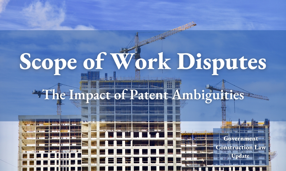 Scope of Work Disputes